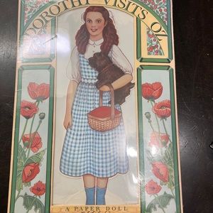 Vintage Dorothy Visits Oz Paper Doll, Peck-Gandre, 1992. New
